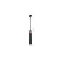 MiLagro Lampa wisząca SOLO SAWN BLACK / PATINATED WOOD 1x mini GU10 MLP7469