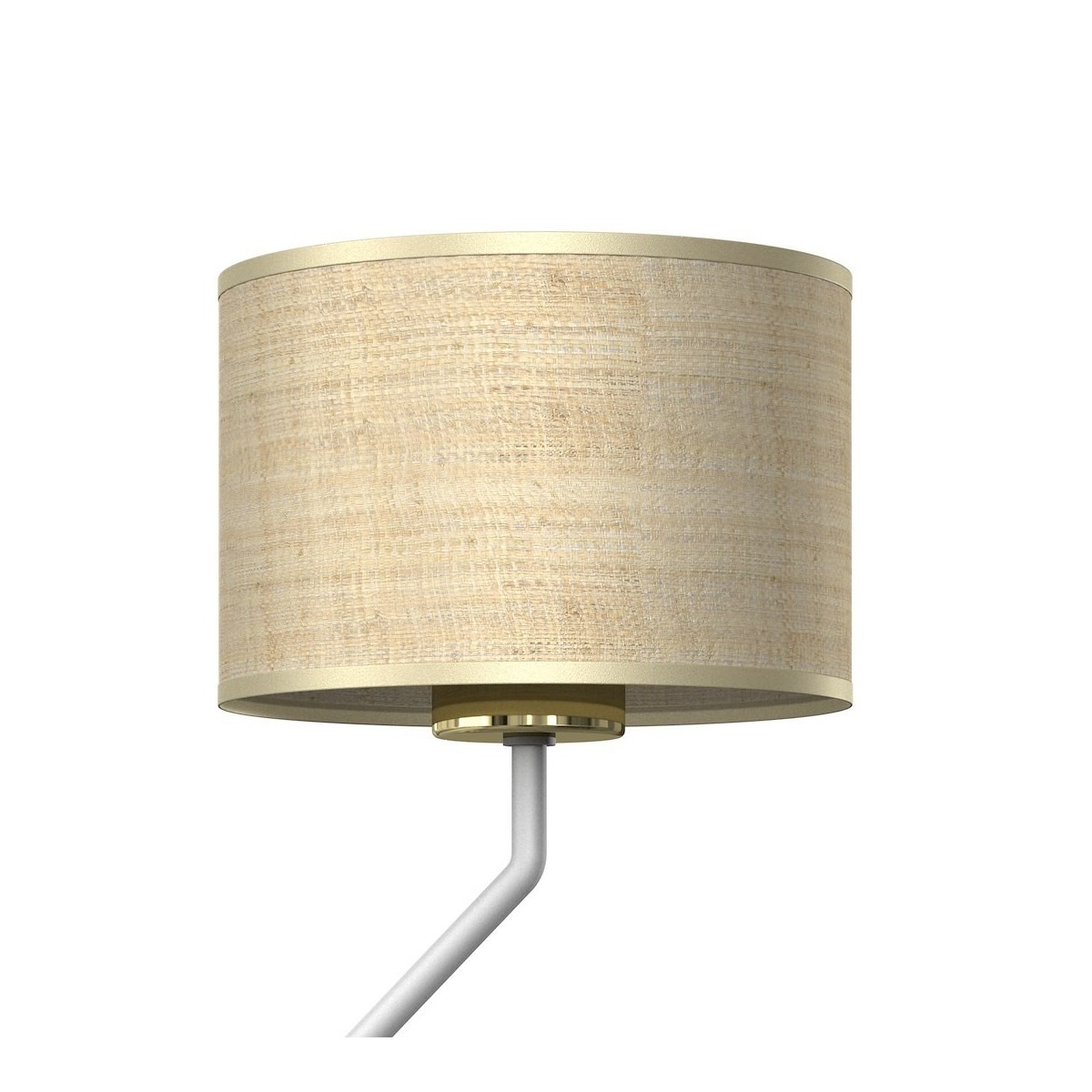 MiLagro MARSHALL White Rattan designerskie lampy LED