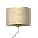 MiLagro MARSHALL White Rattan designerskie lampy LED