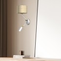 MiLagro MARSHALL White Rattan designerskie lampy LED