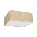 MiLagro Lampa sufitowa Marshall 3xE27 Biały/Rattan MLP7485