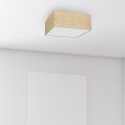 MiLagro Lampa sufitowa Marshall 3xE27 Biały/Rattan MLP7485