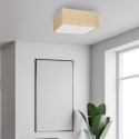 MiLagro Lampa sufitowa Marshall 3xE27 Biały/Rattan MLP7485