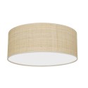 MiLagro Lampa sufitowa Marshall 2xE27 O40cm Biały/Rattan MLP7487