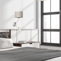 MiLagro LINO White Linen designerskie oświetlenie