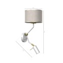 MiLagro LINO White Linen designerskie oświetlenie