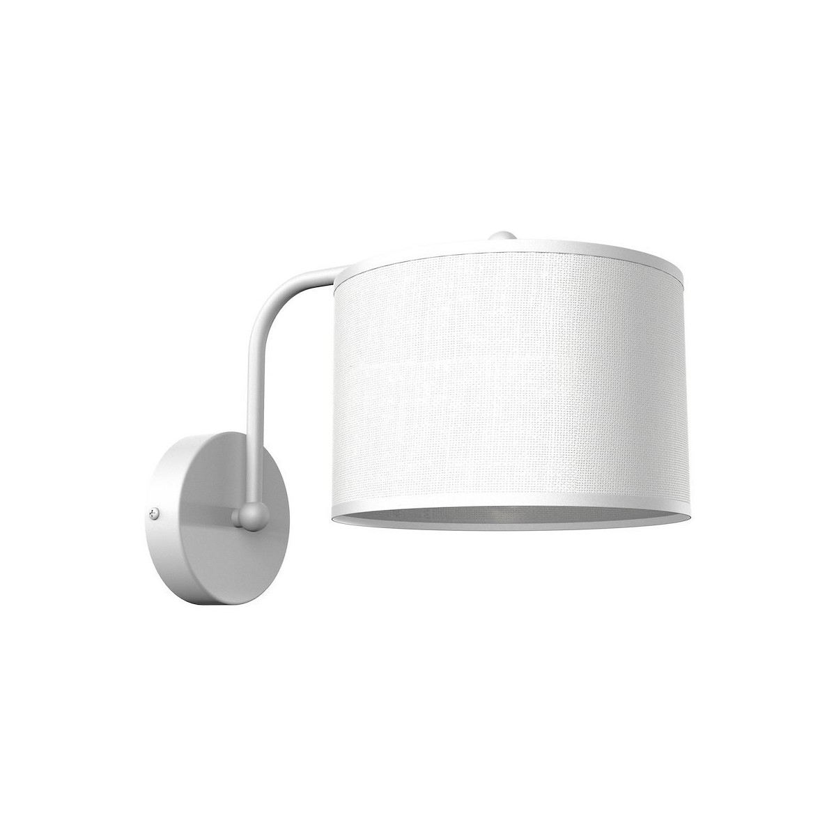 MiLagro ALBION White Cotton eleganckie oświetlenie