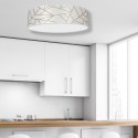 MiLagro Lampa sufitowa Ziggy 3xE27 O50cm Biały/Złoty MLP7567