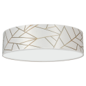 MiLagro Lampa sufitowa Ziggy 3xE27 O50cm Biały/Złoty MLP7567