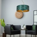 MiLagro Lampa wisząca Ziggy Biały Złoty/Bottle zielony 3xE27 MLP7580