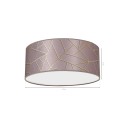 MiLagro Lampa sufitowa ZIGGY PINK Gold/Pink 2xE27 O40cm MLP7585