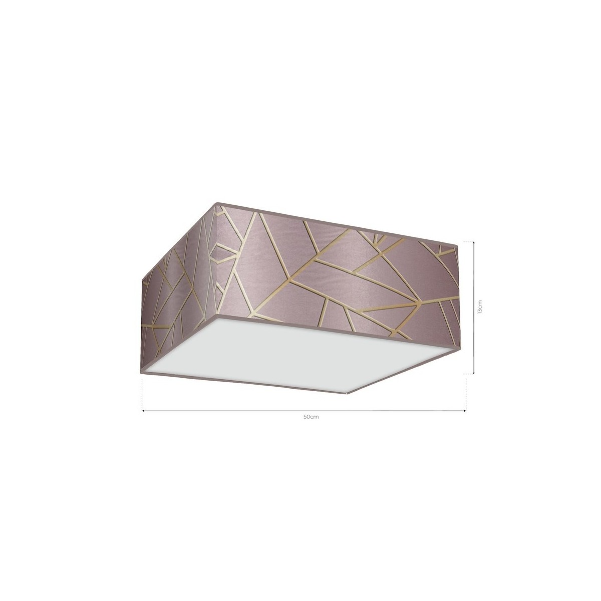 MiLagro Lampa sufitowa ZIGGY PINK Gold/Pink 3xE27 MLP7589