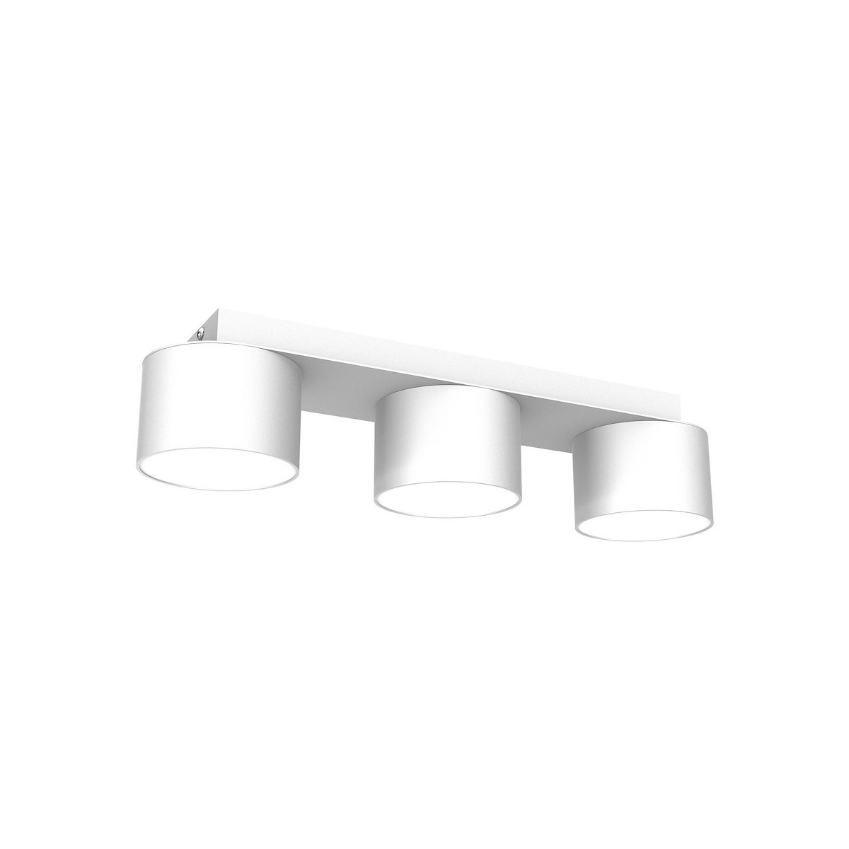 MiLagro Lampa sufitowa Dixie 3xGX53 Biały MLP7540