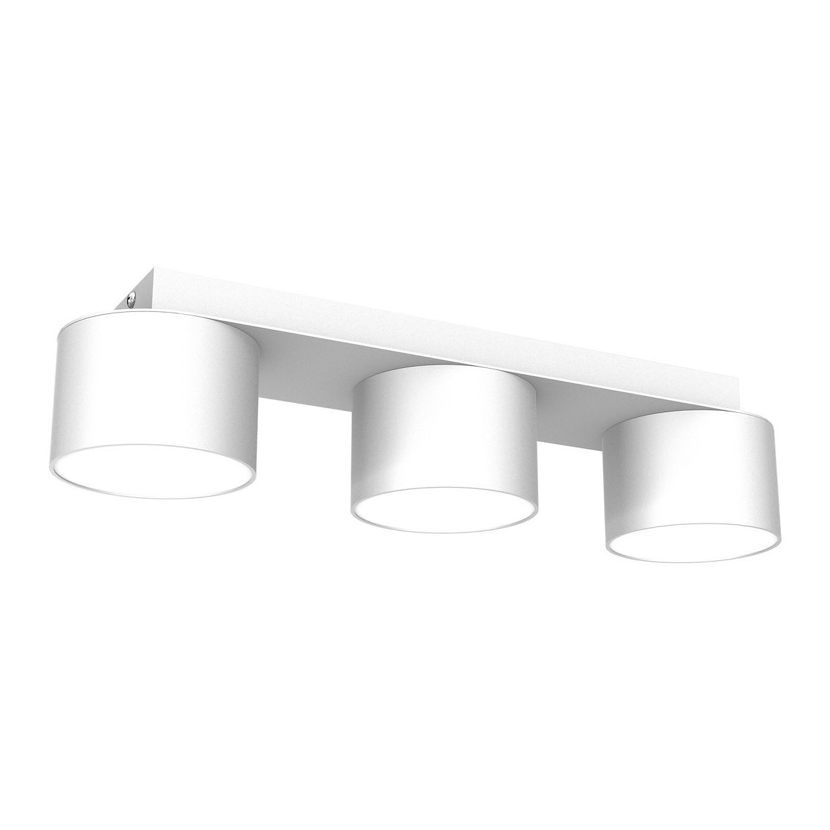 MiLagro Lampa sufitowa Dixie 3xGX53 Biały MLP7540