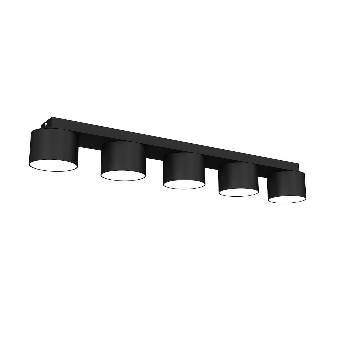 MiLagro DIXIE Black 5xGX53 unikalne oświetlenie