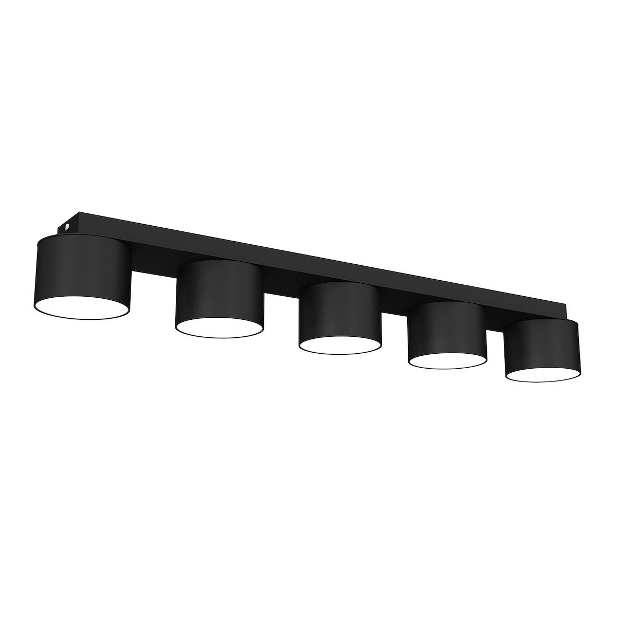 MiLagro DIXIE Black 5xGX53 unikalne oświetlenie