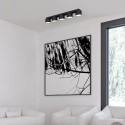 MiLagro DIXIE Black 5xGX53 unikalne oświetlenie