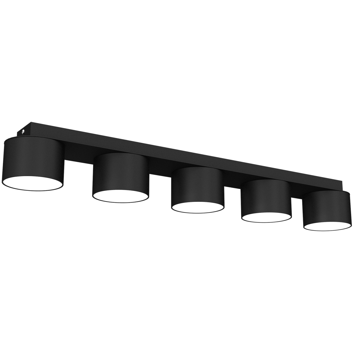 MiLagro DIXIE Black 5xGX53 unikalne oświetlenie