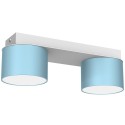 MiLagro Lampa sufitowa Dixie 2xGX53 Niebieski / Biały MLP7549