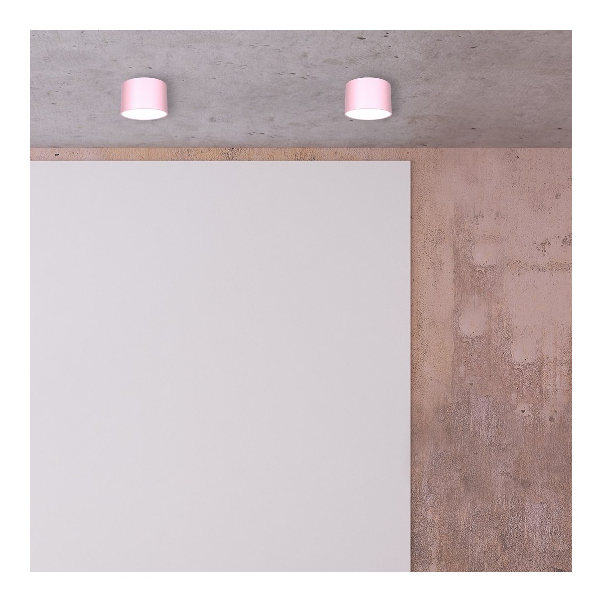 MiLagro DIXIE Pink GX53 nowoczesne oświetlenie