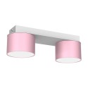 MiLagro Lampa sufitowa Dixie 2xGX53 Różowy/Biały MLP7554