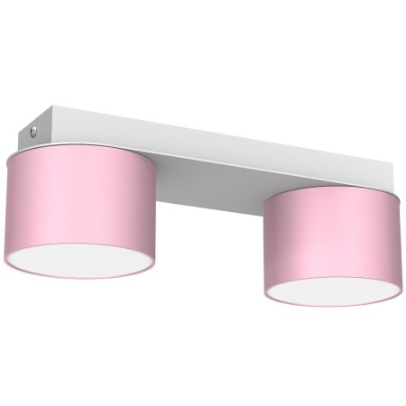 MiLagro Lampa sufitowa Dixie 2xGX53 Różowy/Biały MLP7554