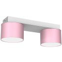 MiLagro Lampa sufitowa Dixie 2xGX53 Różowy/Biały MLP7554