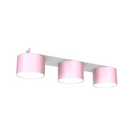 MiLagro Lampa sufitowa Dixie 3xGX53 Różowy/Biały MLP7555