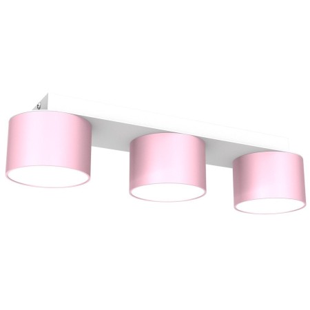 MiLagro DIXIE Pink White 3xGX53 dekoracyjne oświetlenie