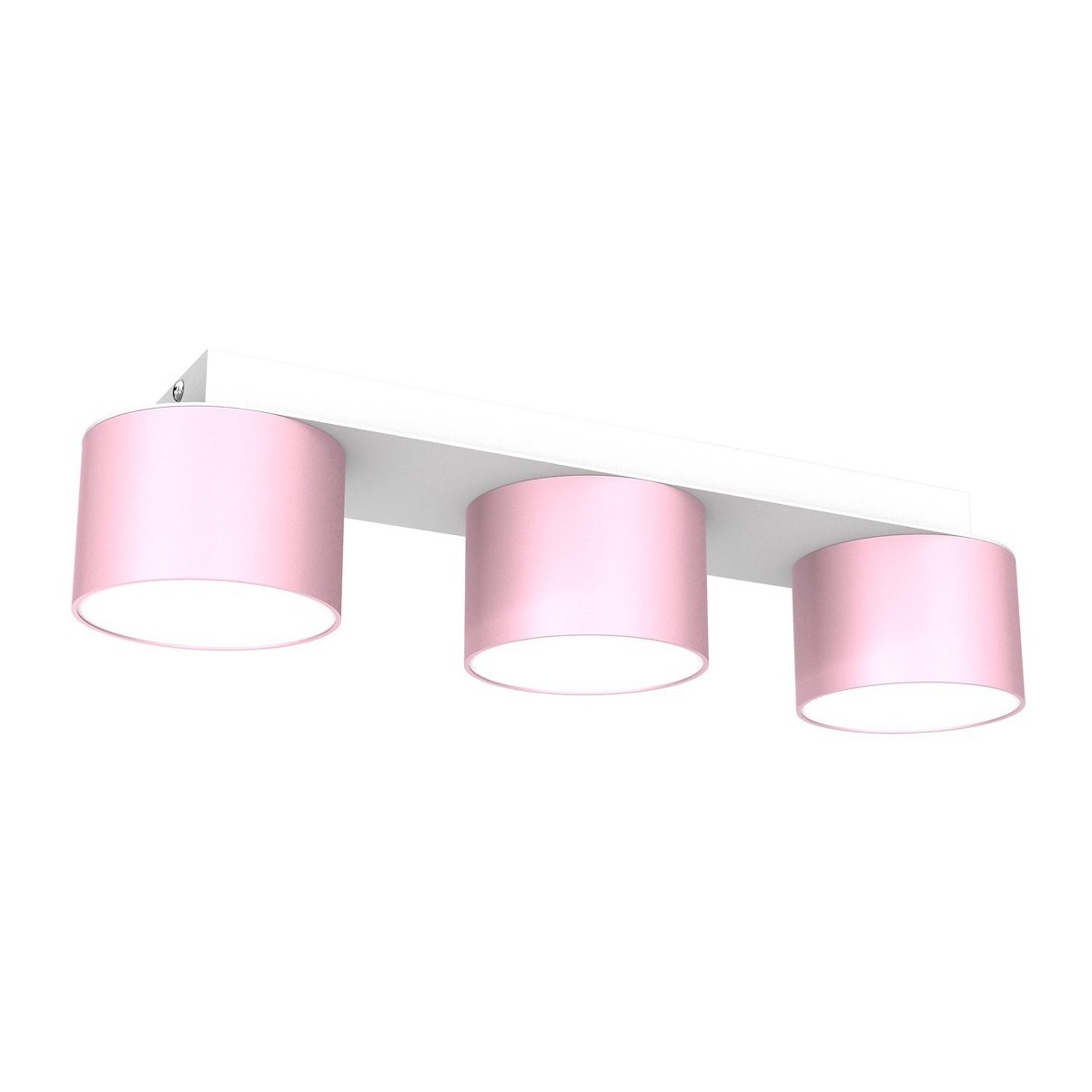 MiLagro DIXIE Pink White 3xGX53 dekoracyjne oświetlenie