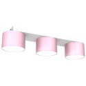 MiLagro Lampa sufitowa Dixie 3xGX53 Różowy/Biały MLP7555