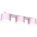 MiLagro Lampa sufitowa Dixie 3xGX53 Różowy/Biały MLP7555