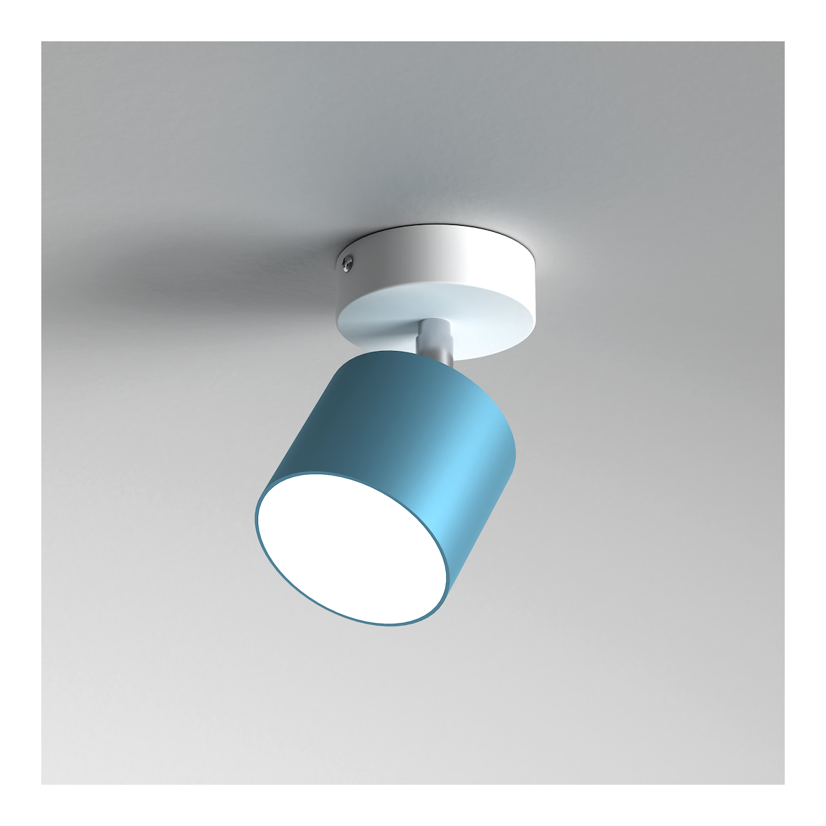 MiLagro Kinkiet Dixie 1xGX53 Niebieski/Biały MLP7604