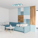 MiLagro DIXIE Blue White 5xGX53 klimatyczne oświetlenie