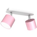 MiLagro Lampa sufitowa DIXIE PINK 2xGX53 MLP7610