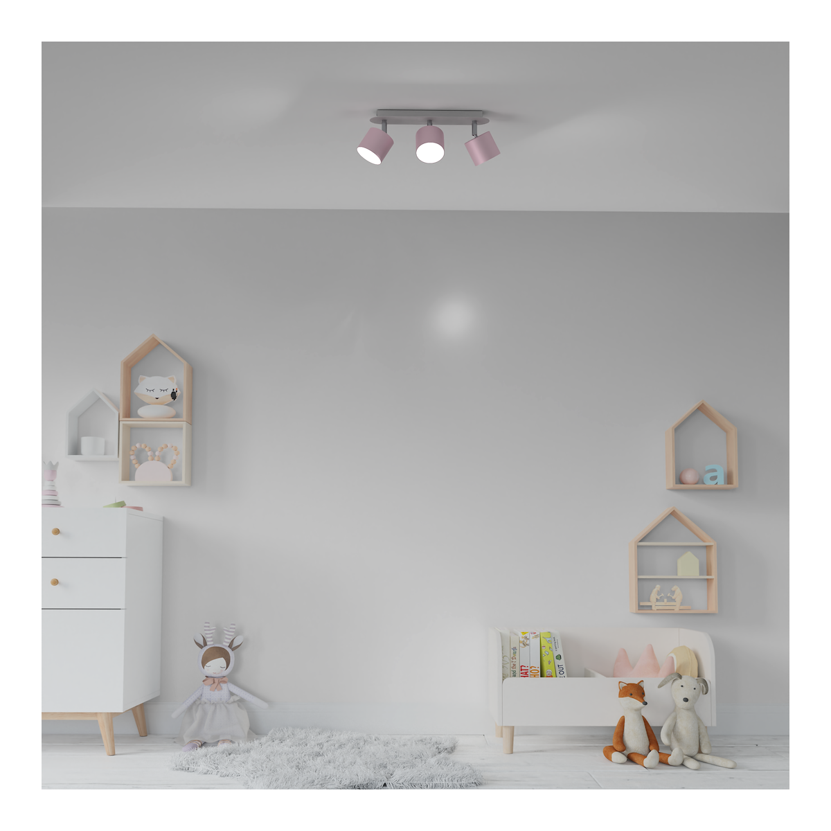 MiLagro DIXIE Pink 3xGX53 wyjątkowa iluminacja