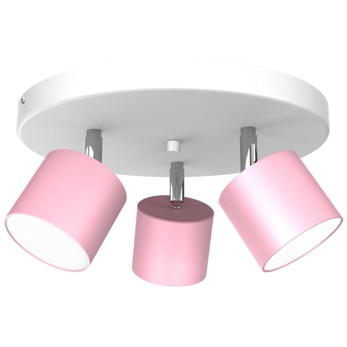 MiLagro Lampa sufitowa DIXIE PINK 3xGX53 MLP7612