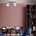 MiLagro Lampa sufitowa DIXIE PINK 3xGX53 MLP7612