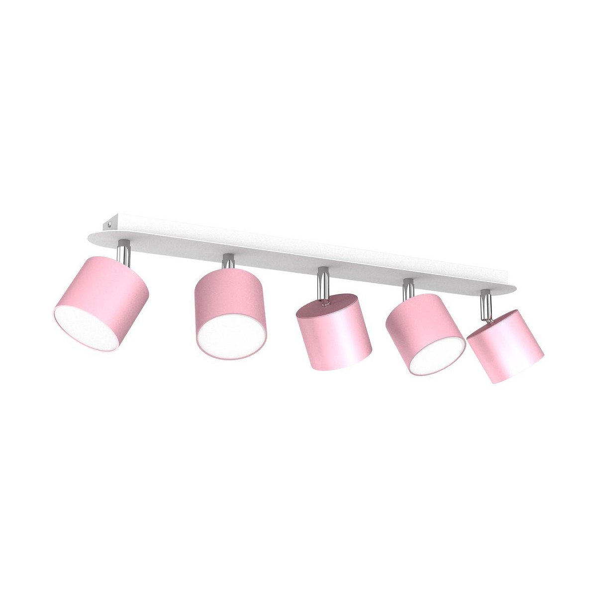 MiLagro Lampa sufitowa DIXIE PINK 5xGX53 MLP7613
