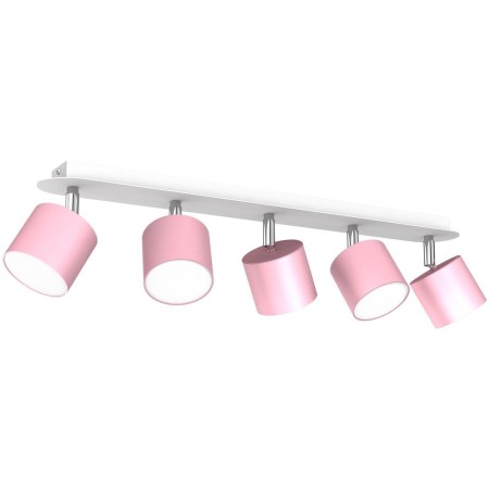MiLagro Lampa sufitowa DIXIE PINK 5xGX53 MLP7613