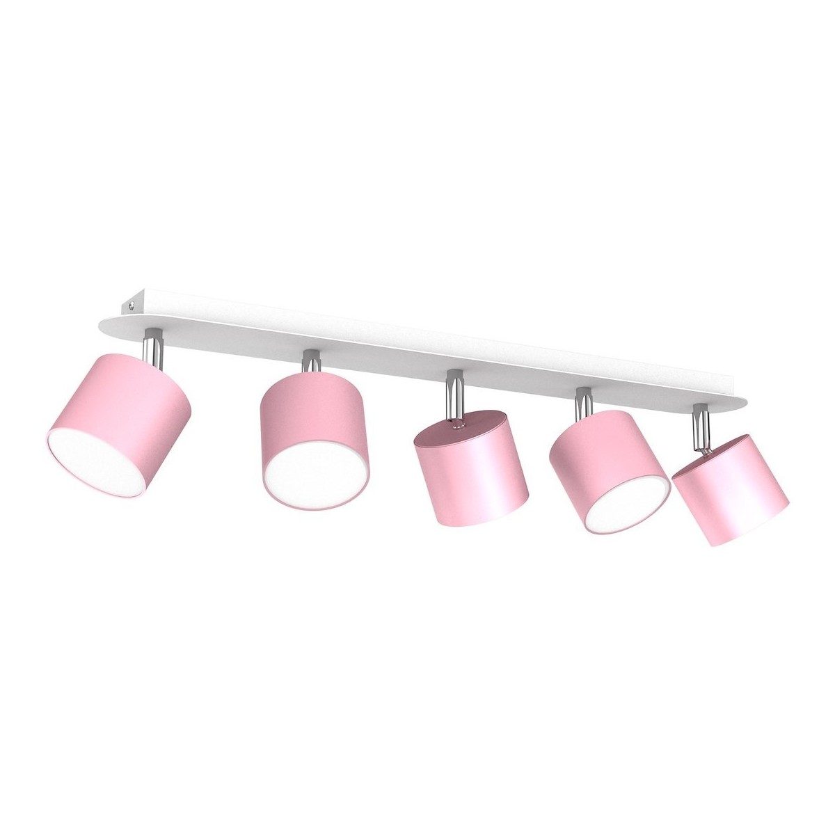 MiLagro DIXIE Pink 5xGX53 niepowtarzalne oświetlenie wnętrza