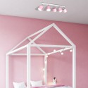MiLagro Lampa sufitowa DIXIE PINK 5xGX53 MLP7613