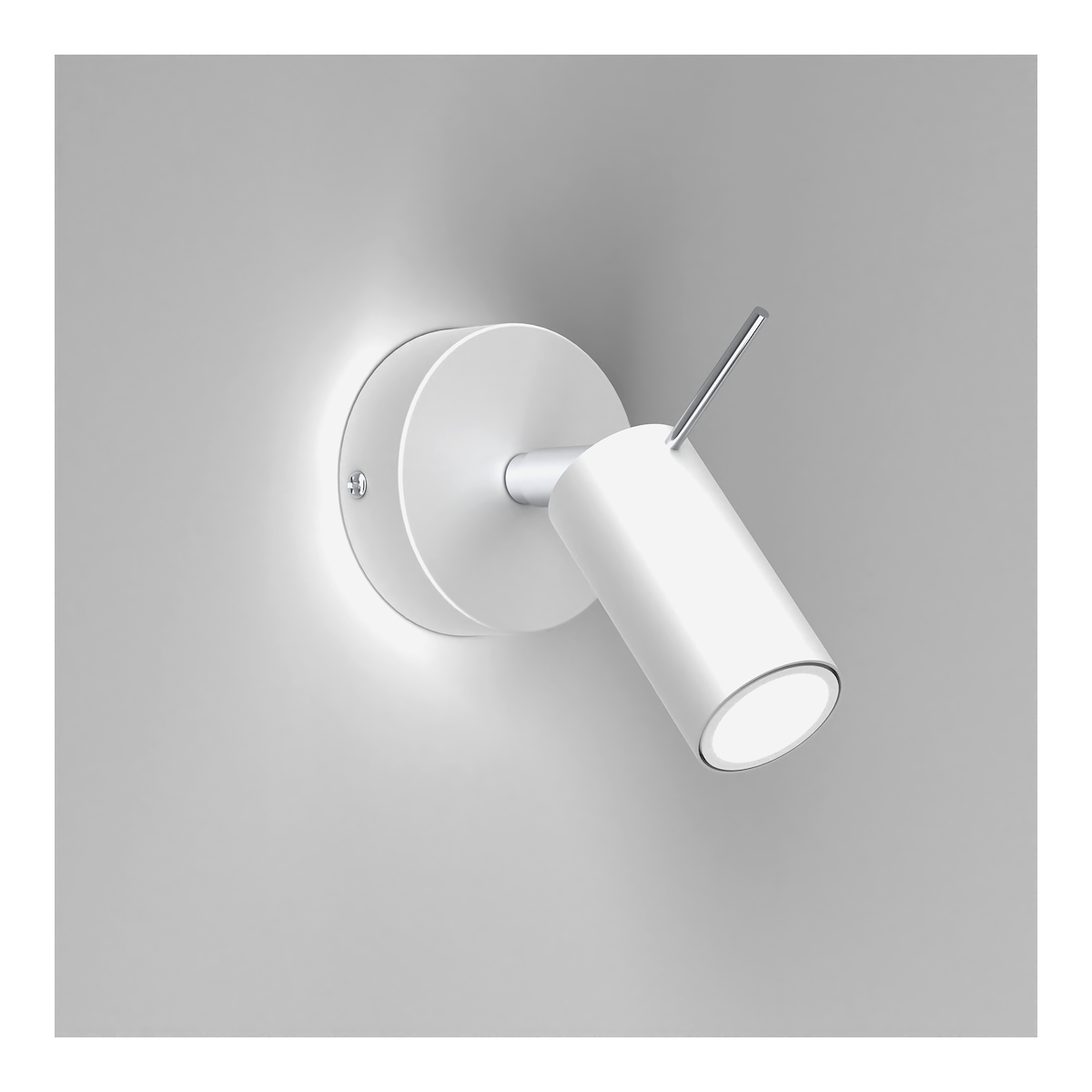 MiLagro Kinkiet Preston 1x mini GU10 Biały / Chrom MLP7614