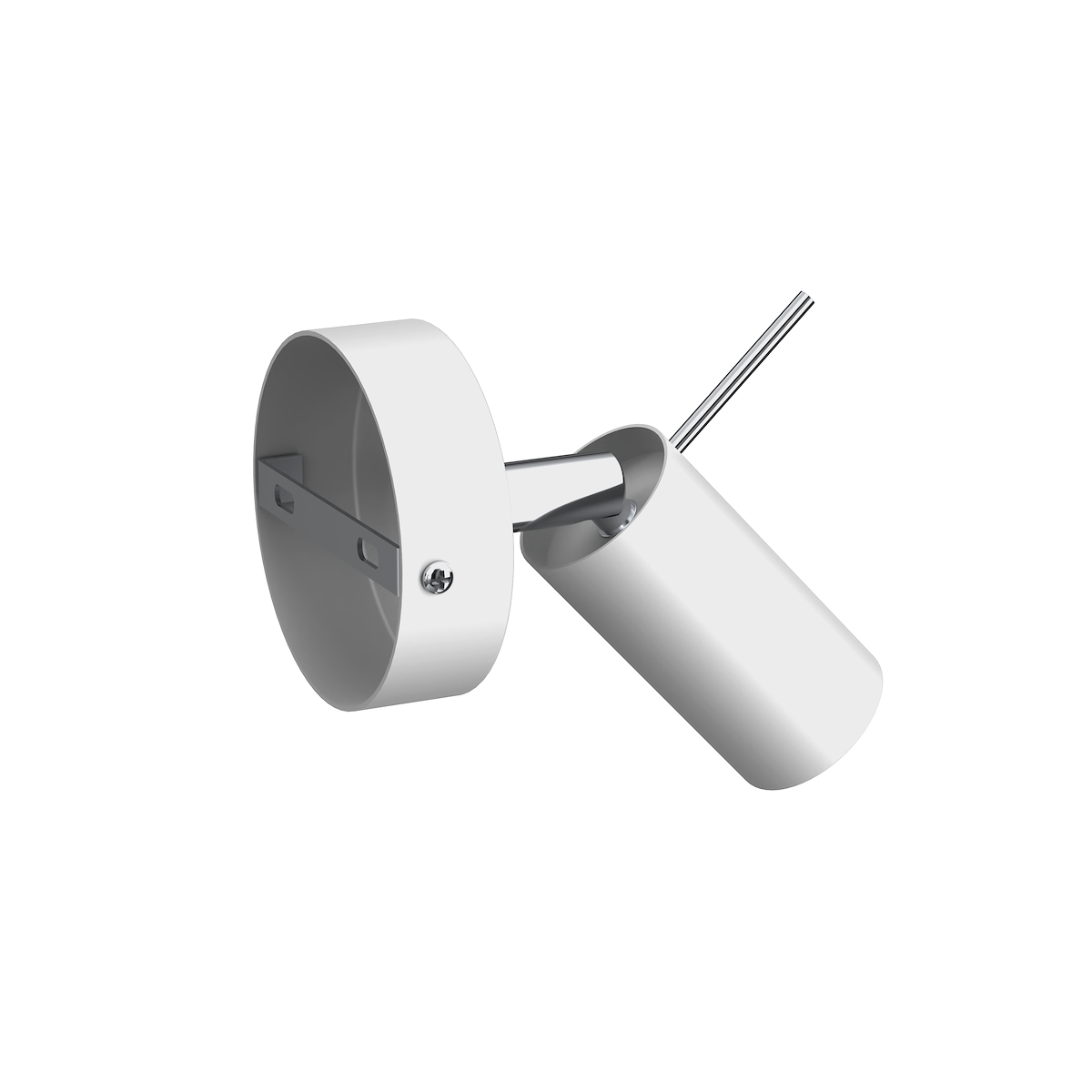 MiLagro Kinkiet Preston 1x mini GU10 Biały / Chrom MLP7614