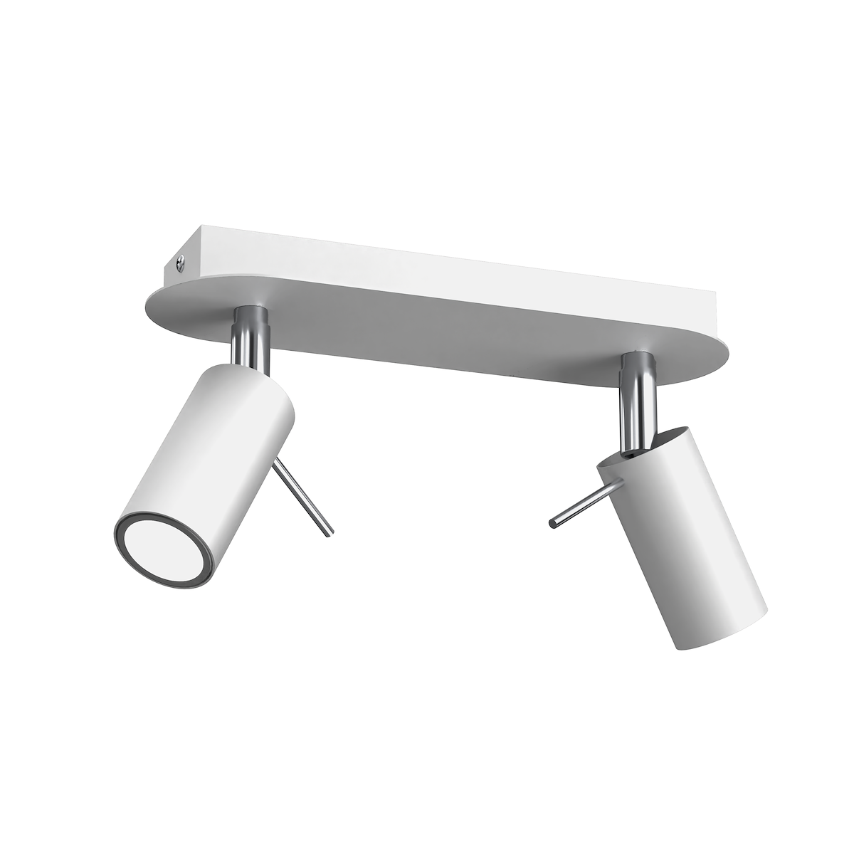 MiLagro PRESTON White Chrome 2xGU10 nowoczesne lampy do wnętrz
