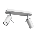 MiLagro PRESTON White Chrome 2xGU10 nowoczesne lampy do wnętrz