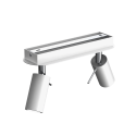 MiLagro PRESTON White Chrome 2xGU10 nowoczesne lampy do wnętrz
