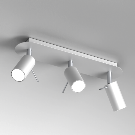 MiLagro PRESTON White Chrome 3xGU10 designerskie lampy LED