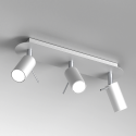 MiLagro PRESTON White Chrome 3xGU10 designerskie lampy LED
