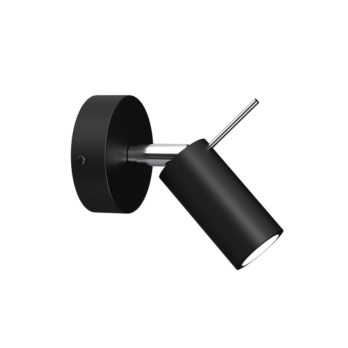 MiLagro Kinkiet PRESTON BLACK/CHROME 1x mini GU10 MLP7618